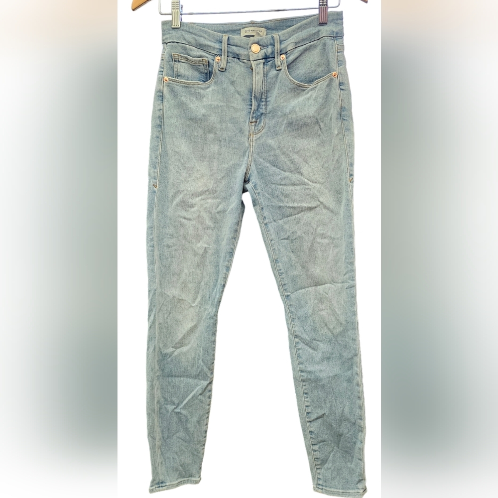 Good American Good Legs Crop Jeans Size 6/28